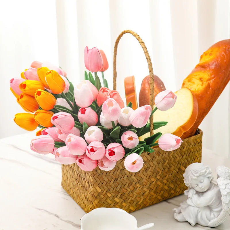 10Pcs Tulip Flowers Artificial Tulip