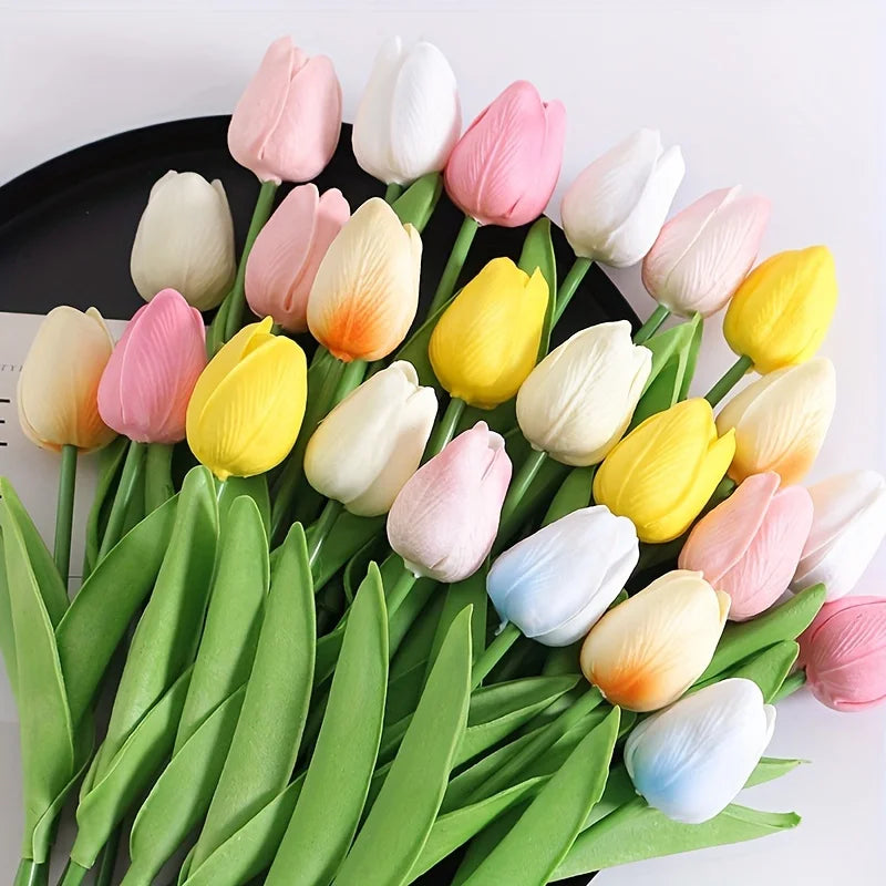 10Pcs Tulip Flowers Artificial Tulip