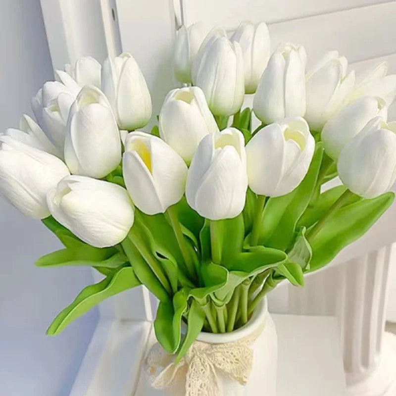 10Pcs Tulip Flowers Artificial Tulip