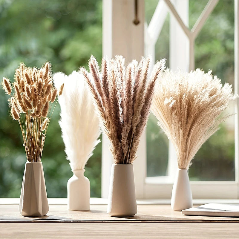 15/100pcs Artificial Flowers Pampas Floral