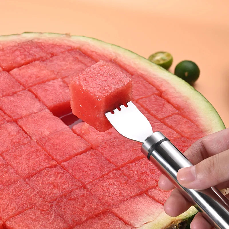 Stainless Steel Windmill Watermelon Cutter Artifact