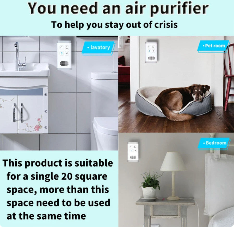 Home mini plug-in air purifier Ozone