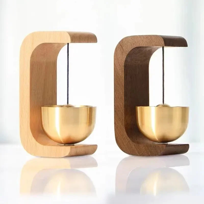 Japanese Wooden Wind Chimes Wireless  Doorbell