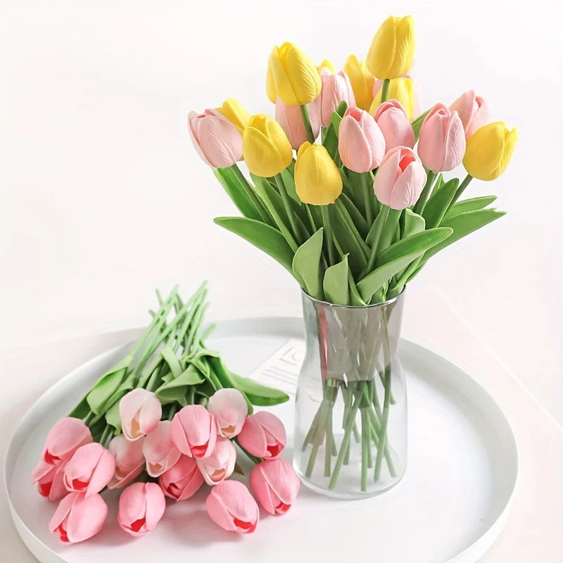 10Pcs Tulip Flowers Artificial Tulip