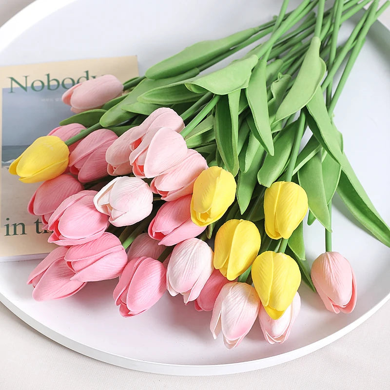 29cm Tulip Artificial Flowers Bouquet